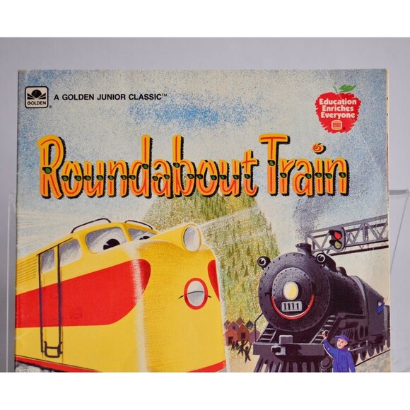 Golden Books Roundabout Train Burger King Book - Picture 2 of 5